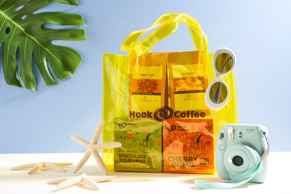 Hook Coffee Travel Tote Bag