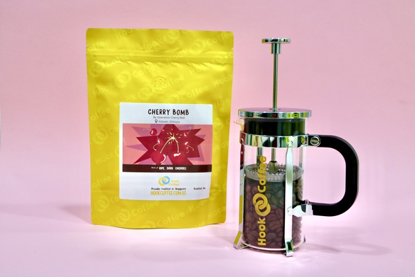 Cherry Bomb French Press Care Pack
