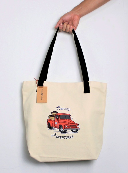 Coffee Adventures Tote Bag