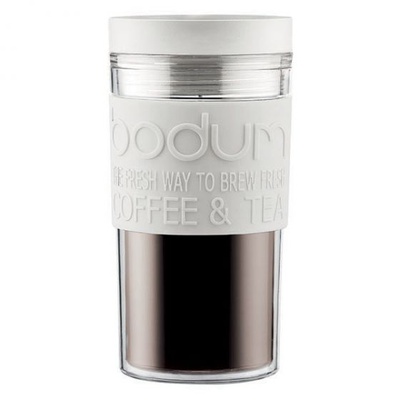 Double Wall Travel Mug (Off-White)