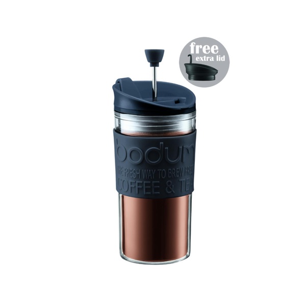 Double Wall Travel Press (Black)